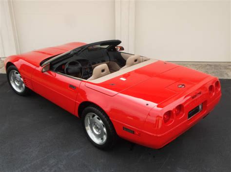 1994 Corvette Convertible Wremovable Hardtop 1333 Actual Miles None