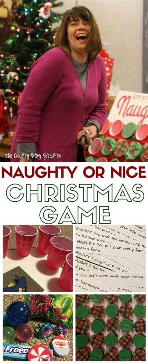 The Naughty Or Nice Christmas Game Is Perfect For A Large Group And