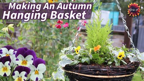 How To Make Autumn Hanging Baskets Make Your Own Diy Easy Fill Basket