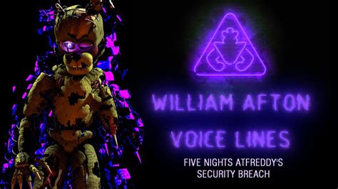 Fnaf Security Breach William Afton Reverasite