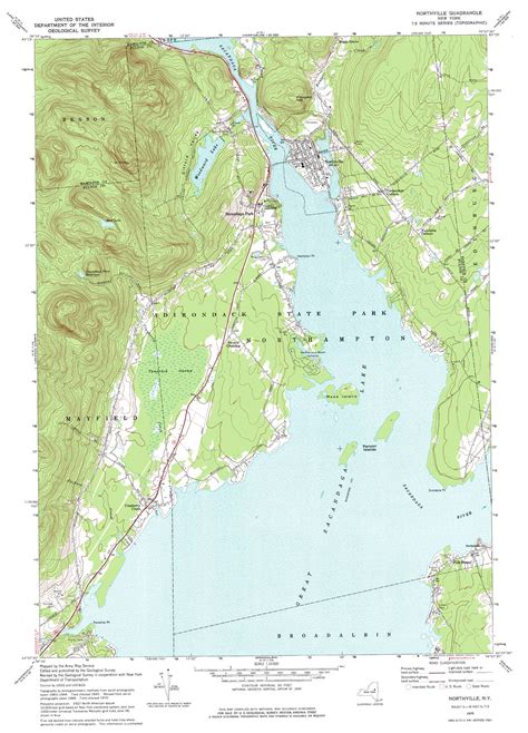 Ny Route 30 The Adirondack Trail Northville Great Sacandaga Lake