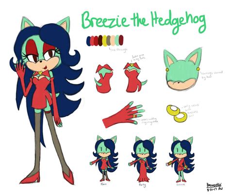 Breezie The Hedgehog Redesign By Hanasekoi On Deviantart