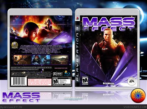 Mass Effect Playstation 3 Box Art Cover By Deiviuxs