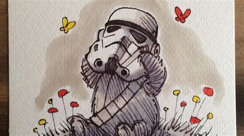 Star Wars Meets Winnie The Pooh In These Adorable Mashup Drawings