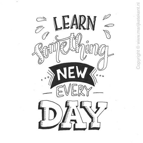 Calligraphy quote art is one of the best gifts that you can give! Handlettering quote, www.marijketekent.nl | Zitat ...