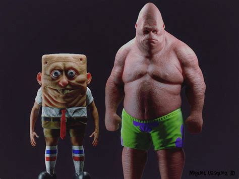 Sadistic Artists Creates Real Life Spongebob And Patrick And Its