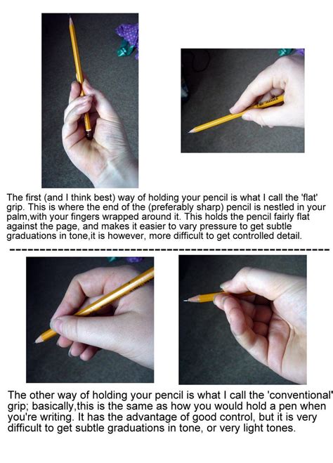 How To Hold A Pencil