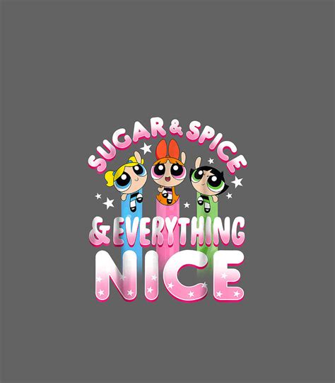 Cn Powerpuff Girls Sugar Spice Everything Nice Digital Art By Nevann Marti Pixels