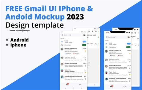 Gmail Ui Mobile Design Template 2023 Figma Community