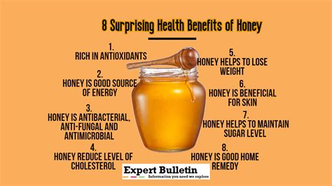 8 Surprising Health Benefits Of Honey Honey Benefits Health Benefits