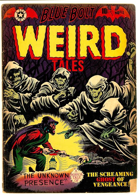 Blue Bolt Weird Tales 113 Comic Books Vintage Comic Books Classic