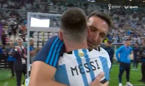 Lionel Messi Reduces Argentina Boss To Tears With Gesture After Wor