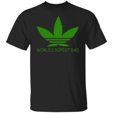 Worlds Dopest Dad Weed Shirt Breakshirts Office