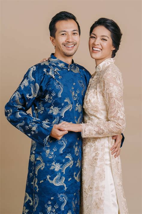 Kathy Bespoke Dress White Vietnamese Wedding Ao Dai Ph