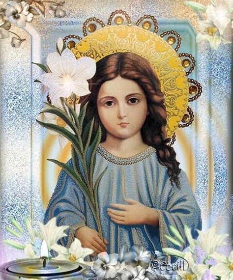 Rosario A MarÍa NiÑa Divina Infantita Blessed Mother Mary Mary And