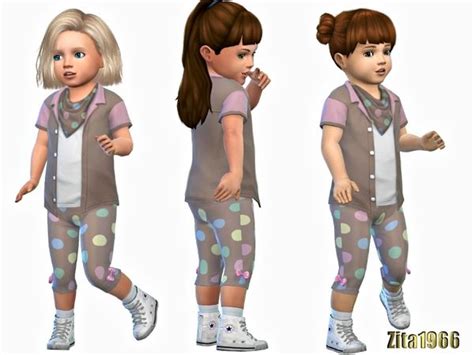 Polka Baby Set By Zitarossouw At Tsr Sims 4 Updates