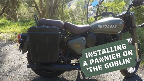 Installing A Pannier On My NEW Royal Enfield Classic 350 YouTube
