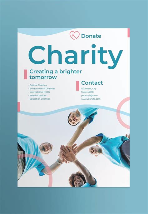 Charity Poster Template Ai Eps Indd Psd Charity Poster Flyer And