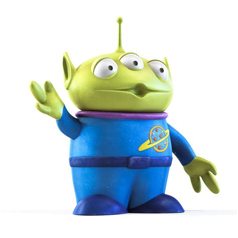 3d Model Toy Story Alien Vr Ar Low Poly Cgtrader
