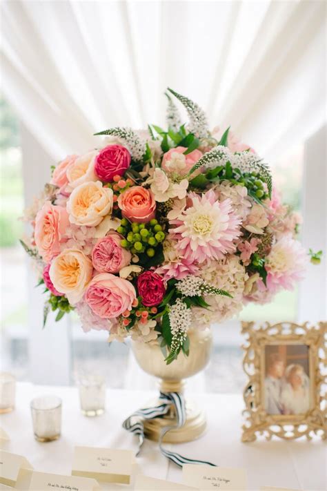 Elegant Pink Floral Centerpieces