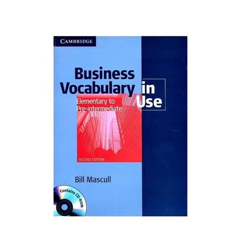 خرید Business Vocabulary In Use Elementary To Pre Intermediate 2nd