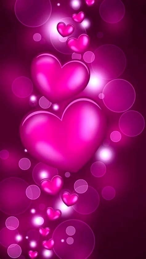 Pink And Black Hearts Wallpaper Download Mobcup