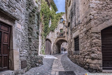 Medieval Village Of Pals Catalonia Spain Streets Catalonia Tourist