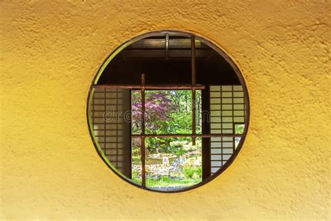 Japanese House Window View Stock Image Image Of Culture 198147653