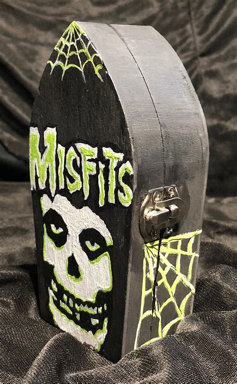 Misfits Hand Painted Mini Coffin Etsy
