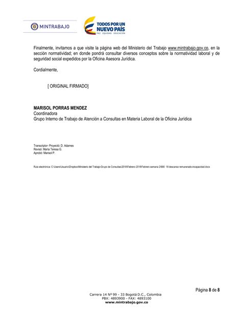 Formato Carta Permiso No Remunerado Colombia Modelo De Informe Images