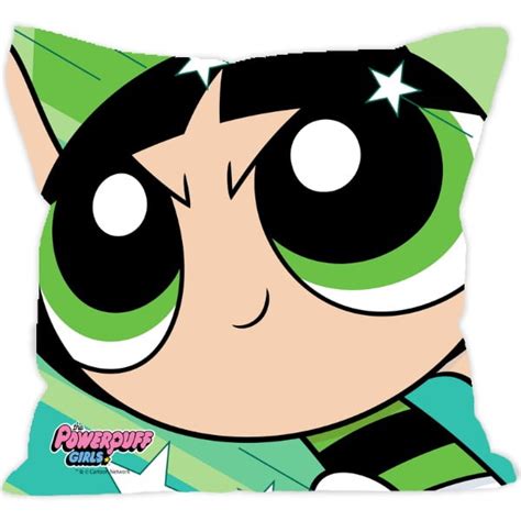 personalised powerpuff girls buttercup comic cushion 45x45cm from go find a t
