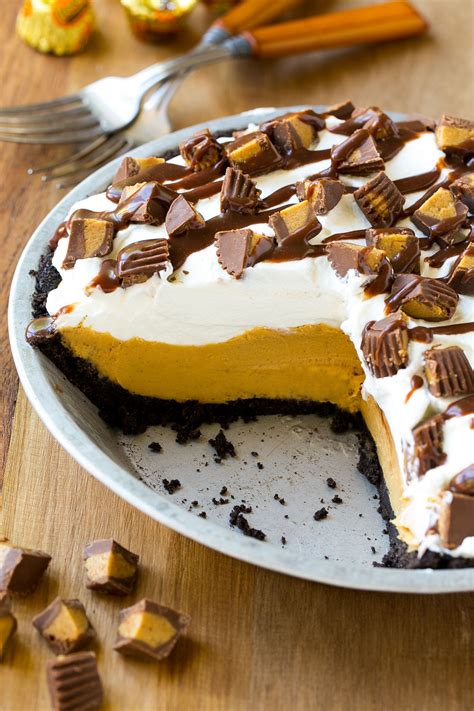 Get Decadent With This No Bake Reeses Peanut Butter Pie Thegoodstuff