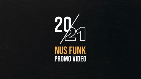 Nus Funk Promo 2021 Youtube
