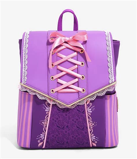 Disney Loungefly Tangled Mini Backpack And Shoulder Bag Town