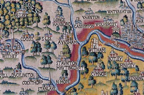 Fascinating Tapestry Map Of Oxfordshire Goes On Display At Bodleian