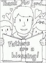 Coloring Fathers Happy Father Pages Popular sketch template