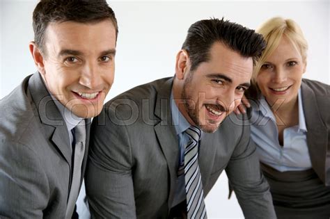 Portrait Of Successful Business Team Stock Image Colourbox