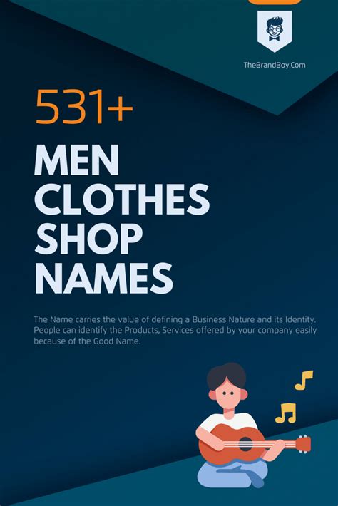 List Of Dashing Men S Clothing Brand Names Shop Name Ideas Men