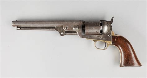 SlaglÅsrevolver Navy Colt New York 1800 Talets Mitt Bukowskis