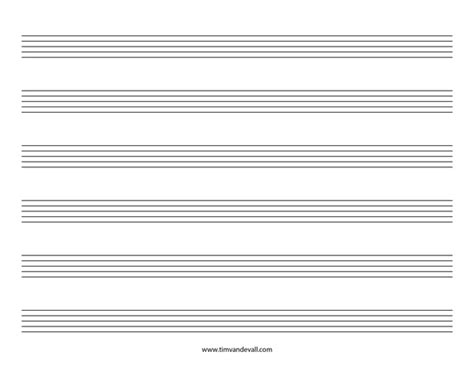 Music supposedly has no language, but if you hand a musician a piece of staff paper, they indeed must. Blank Music Staff Paper PDF - 6, 10, 12 Stave Sheet Music