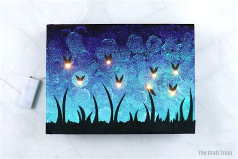 Diy Firefly Art Project The Craft Train