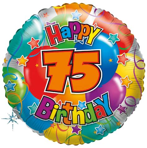 Karaloon Shop 1 Foil Balloon 75 Happy Birthday