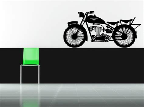 Vinyl Motorcycle Wall Decal Silodrome