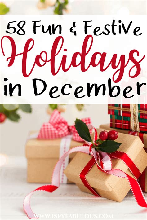 58 Unusual Holidays In December Your Kids Will Love I Spy Fabulous