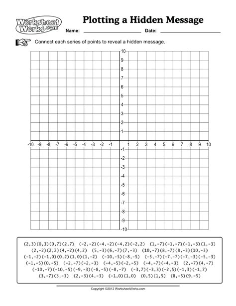 The Coordinate Grid Paper Large Grid A Math Worksheet