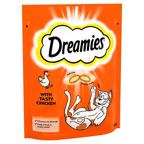 Cats' appetites may be more finicky than dogs', so if your cat doesn't take to your first batch of homemade treats, don't be discouraged. Dreamies Mega Pack Adult Cat Treats Chicken 200g | Cat ...