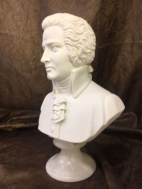 Mozart Wolfgang Amadeus Bust Sculpture