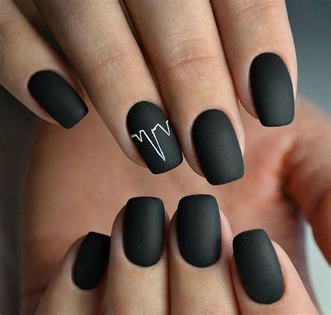 Trendy Black Black Ongles Designs Inspirations Ongles Noirs Ongles