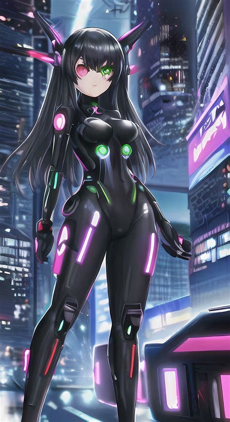 Artstation Cybersuit Anime Girl V2