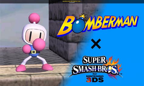 Bomberman Mii Fighter Costume Super Smash Bros 3ds Mods